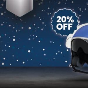 Locandina Promozione Dicembre 2025 Sconto 20% su accessori Piaggio